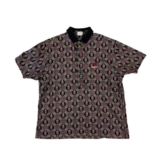 VTG Michael Thomas Egyptian Nile Men‎ Short Sleeve Black Polo Size Large - Picture 1 of 6
